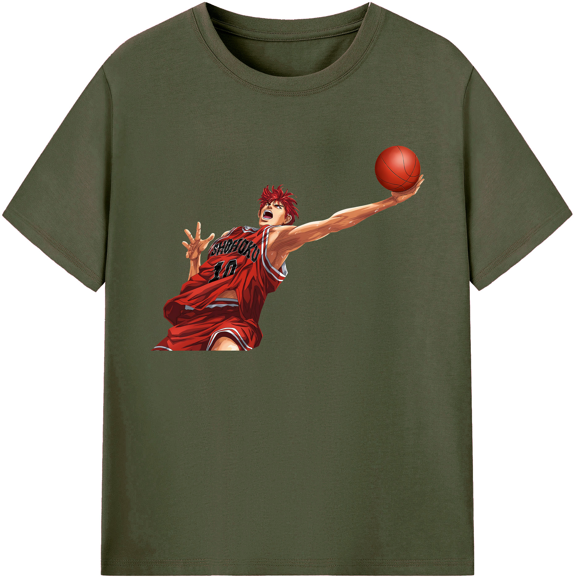 （画像用） SLAM DUNK／スラムダンク 綿100％ メンズ半袖Tシャツ｜肌触りやわらか＆通気性